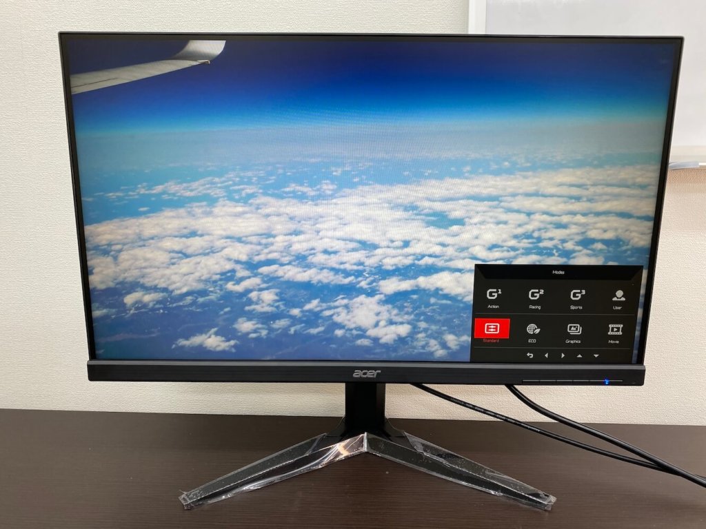 実機】Acer KG251QGbmiix 24.5インチ ゲーミングモニター レビュー 