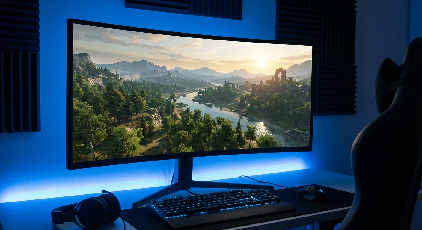 4Kモニターでのゲームプレイ画面