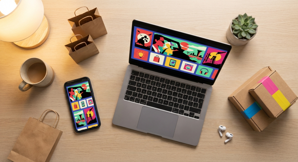 オンラインショッピングとストリーミング