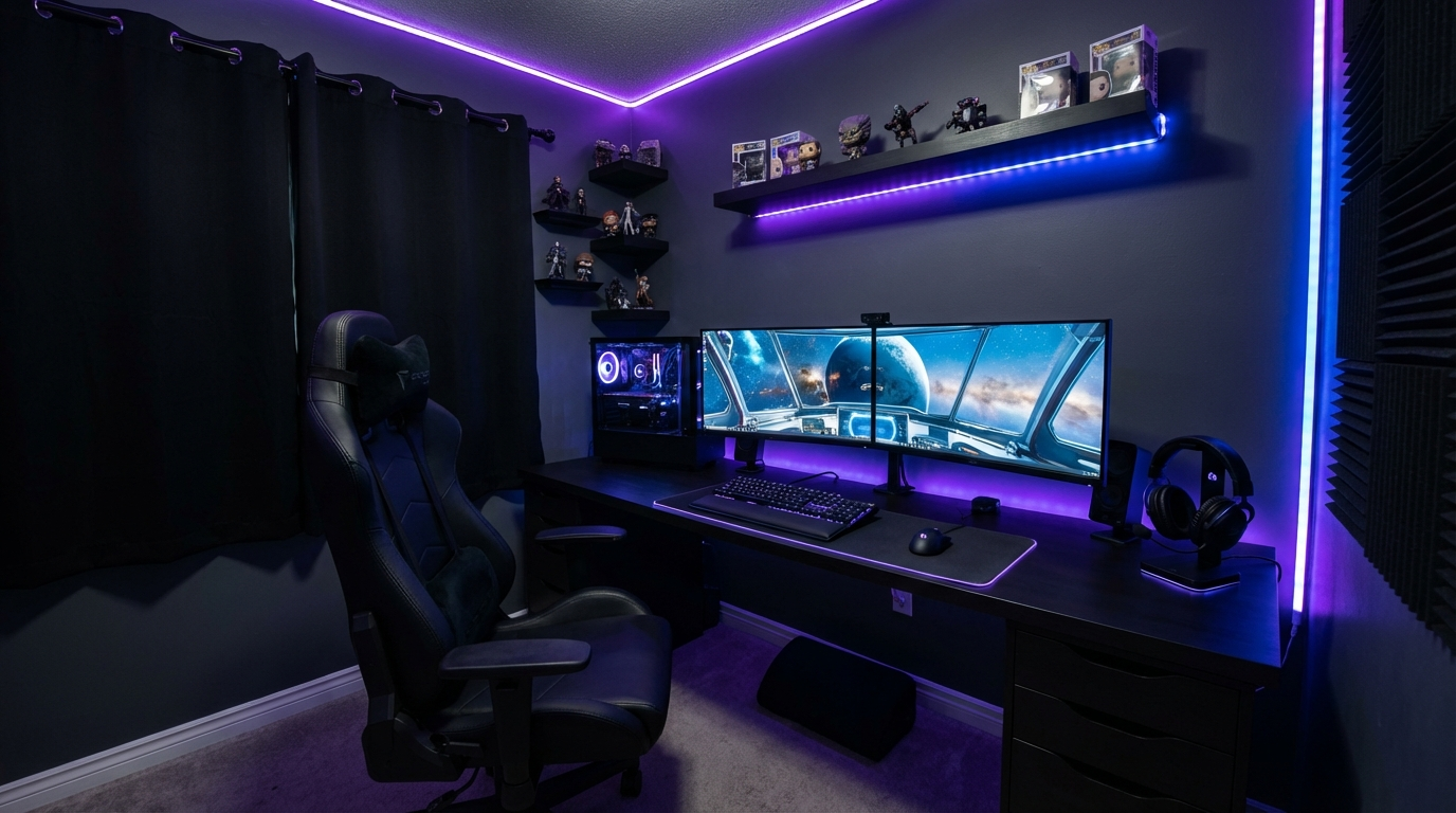 ゲーミングルーム全体のセットアップ