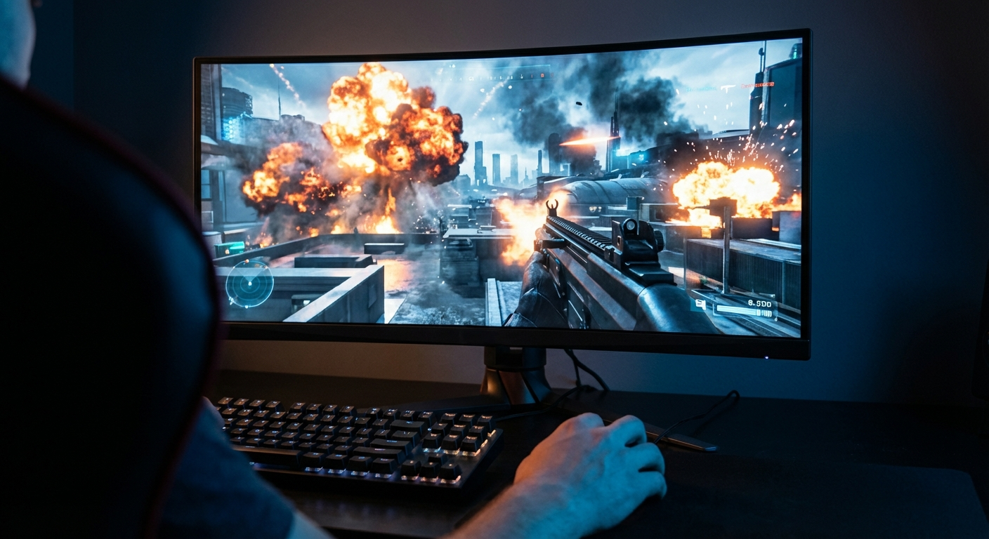 IODATA GigaCrysta EX-GD251UH 24.5インチ 240Hz ゲームプレイイメージ