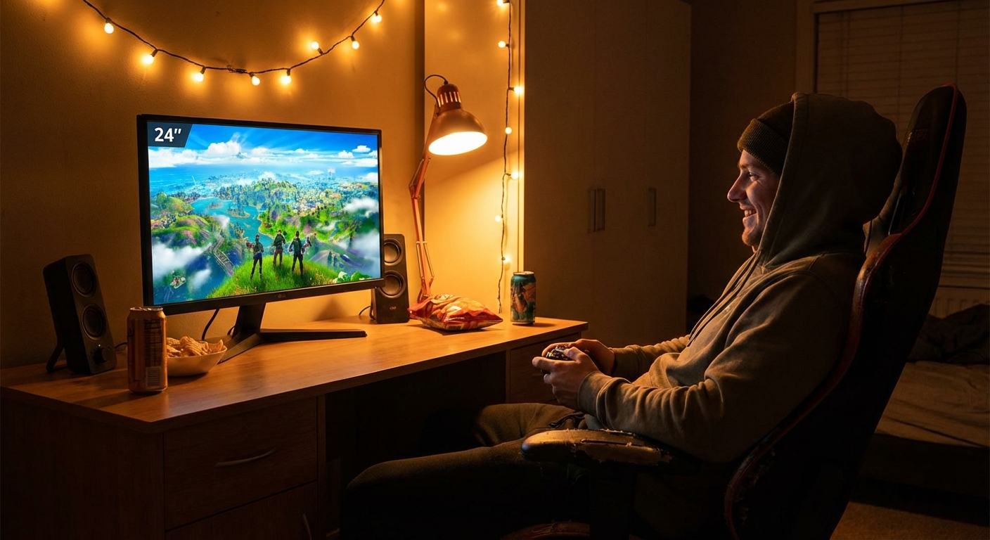 Dell SE2425HG 23.8インチ 165Hz ゲームプレイイメージ