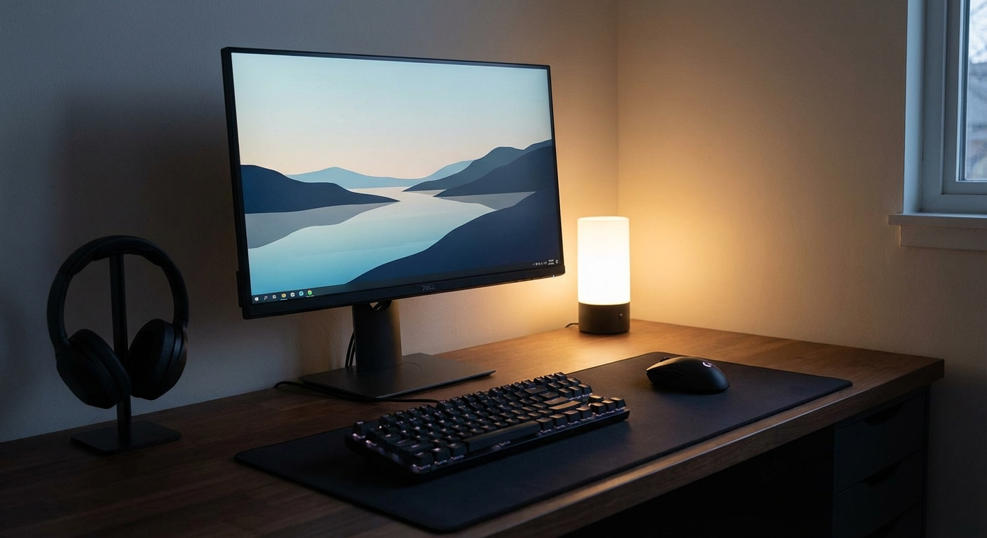 Dell SE2425HG 23.8インチ 165Hz セットアップイメージ