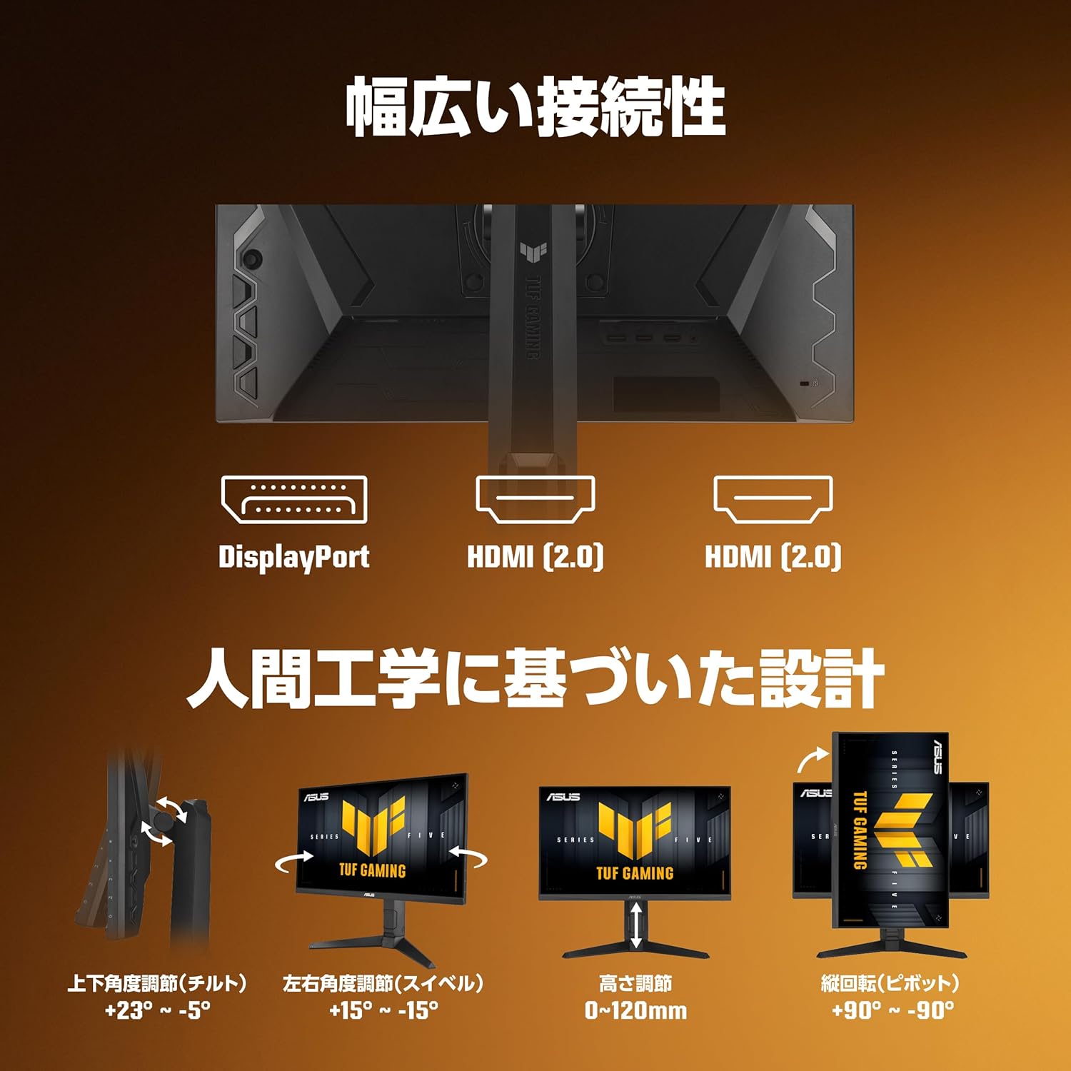 ASUS TUF Gaming VG249QML5Aはこんな人におすすめ