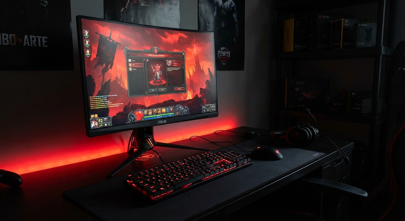 ASUS TUF Gaming VG249QM1A ゲーミングモニター