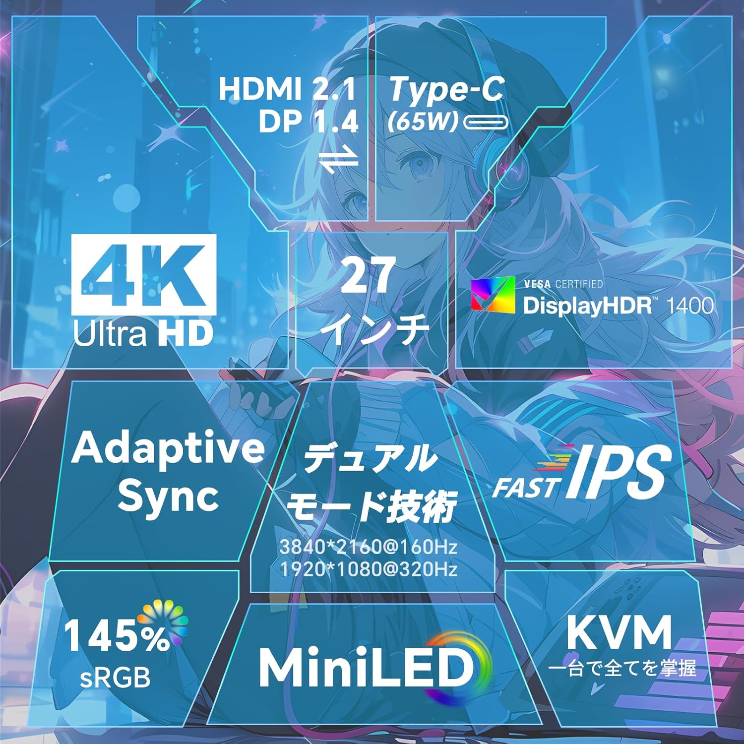 KTC M27P6のスペック