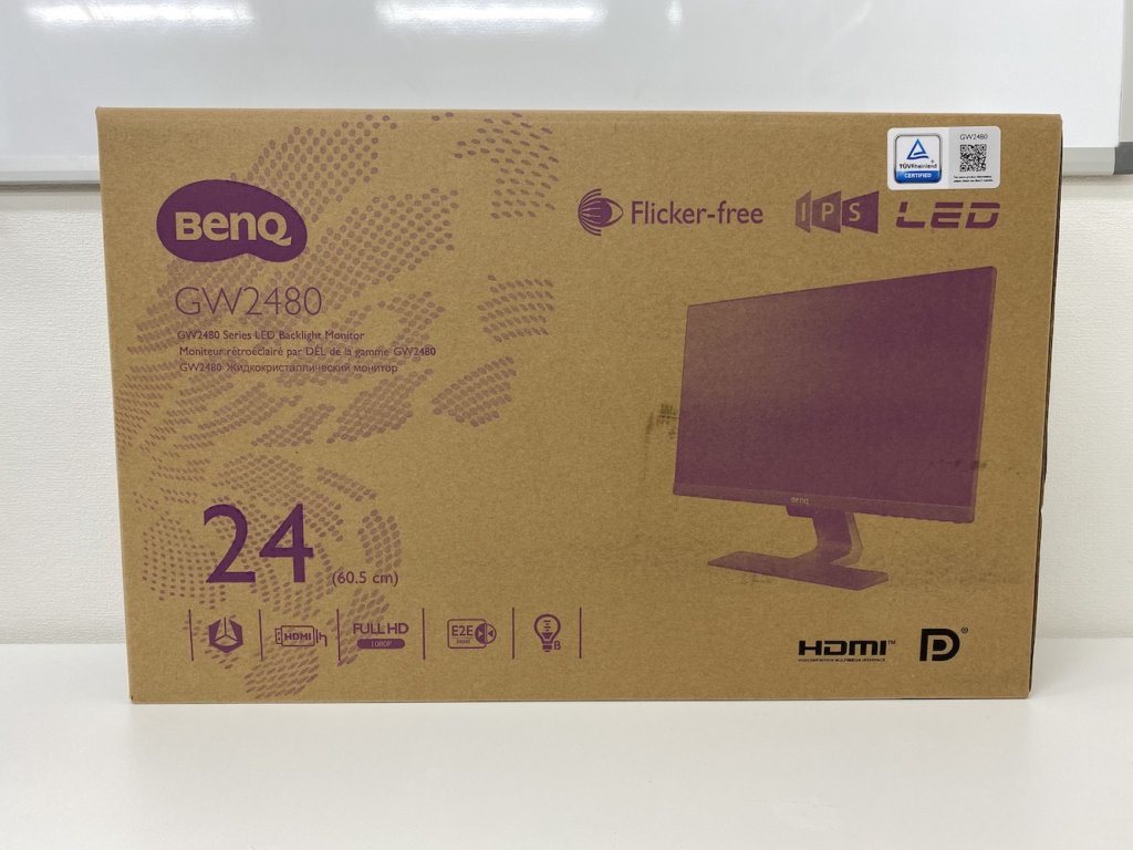 PC/タブレット ディスプレイ 実機】BenQ GW2480 レビュー｜23.8インチ・フルHD・IPSの目に優しい 
